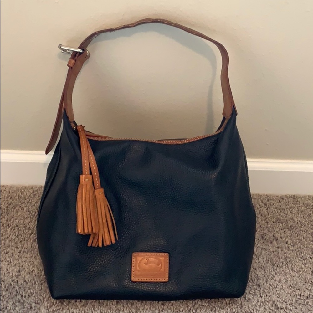 Dooney & Bourke pebble leather hobo shoulder purse